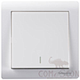 Single gang switch， 1 gang 1 way, with light, white , Schneider