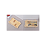 Wooden knife and fork storage box,27.5*18*5cm,with cover