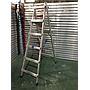 Aluminum alloy ladder,6-level 2m high