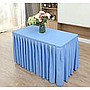 Table Skirting(180*45+75cm)-Sky blue