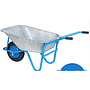 One wheel cart in agricultural construction site