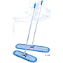 Wet And Dry Using Microfiber Flat Mop 