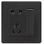 1 gang 2 way switch and 10A 5 pole socket