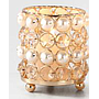 CANDLE HOLDER DIAMOND CLEAR