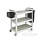 3 Levels Large Dinner Cart （With Bucket)