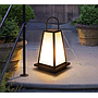 Solar&Rechargeable Battery Pillar Light-D25*H50cm
