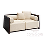 Ash Log Double Sofa, 160*78*73cm