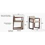 Dining sofa chair (customized product) -64*57*80cm