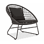 Outdoor braided rope lounge chair-73*74*79cm