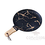 Plate Black Golden