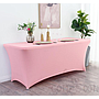 Table Cloth Spandex under Lay- Dinner- Pink
