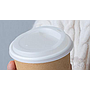 PLA Coffe Cup  Lid 90mm for 10/12/16 oz，D90mm