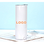 S/S Straight Water Mug w/logo 750ml 20oz White