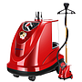 Hanging ironing machine - red - single pole