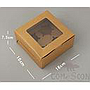 Cake Box 16CM (For 0.5kg) customized LOGO no inner，16*16*7.5cm