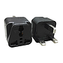 Conversion plug,Chinese standard to British Standard,Black,2200W