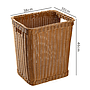 Laundry basket,Light coffee,43*34*50cm