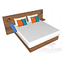 Bed Headboard, Chipboard ,2600(W) * 50(D) * 1100(H) Mm