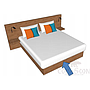 Bedframe,Chipboard,1800(W) * 2100(L) * 370(H) Mm