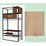 Open Wardrobe,Chipboard ,1300(W)* 600(D) *2700(H) Mm