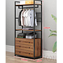 Open Wardrobe,Plate and Steel，W45*L100*220cm