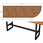 Table,Plywood，150*50*75CM