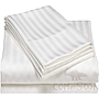 Queen Bed Sheet -Polycotton,229*292cm，3cm Stripes