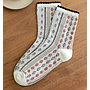 Mid Tube Socks,Polycotton,White