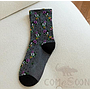 Mid Tube Socks,Polycotton,Black