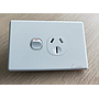 10A Horizontal single  powerpoint,1 way, 120*78mm