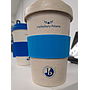 350ml Straw cup+straw cover, With white custom logo