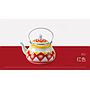 Enamel pear shaped pot, 2.5L, Red
