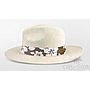 Straw Hat With Logo，Ribbon , MOQ100
