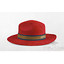 Straw Hat With Logo，Ribbon,Children'S,Red,2-5 Years Old